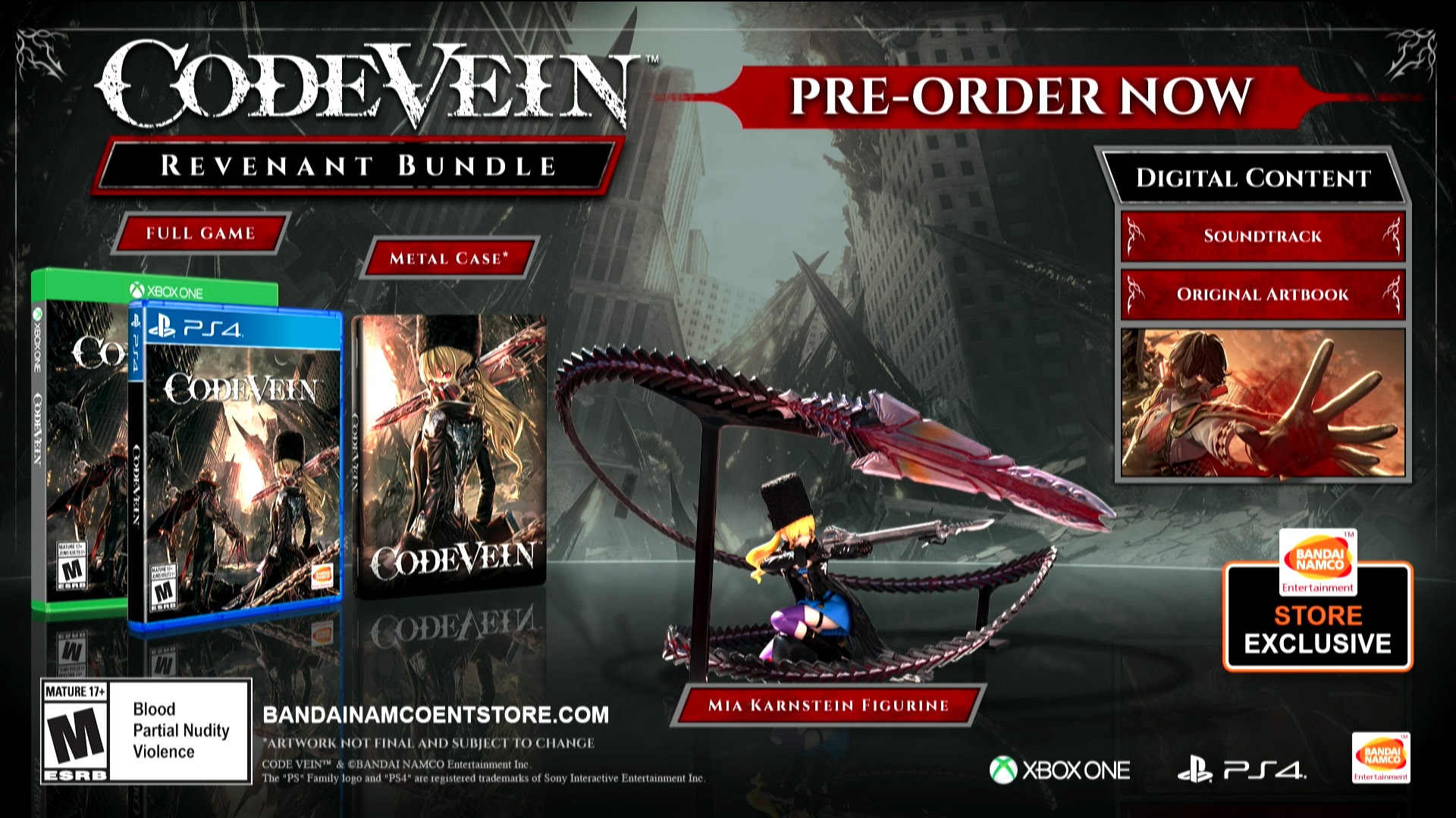 Code Vein alcança dois milhões de unidades vendidas