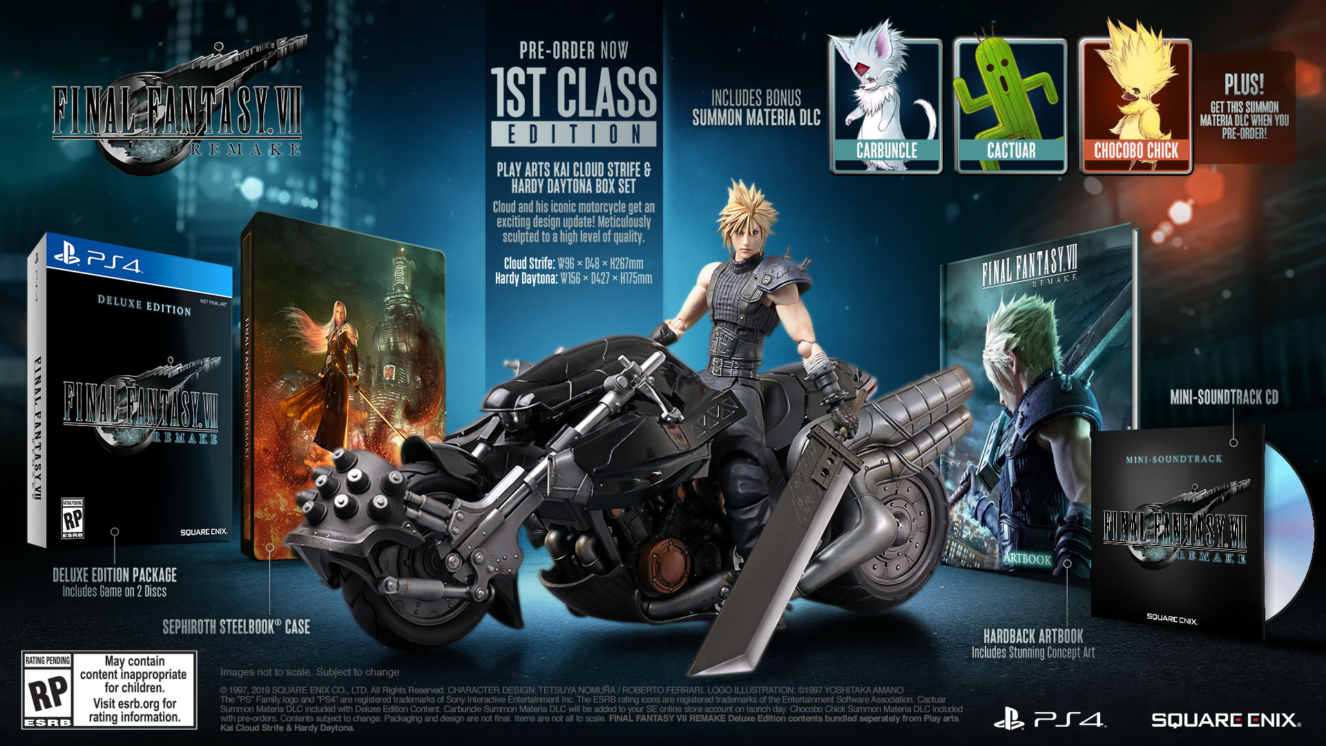 SQUARE ENIX Reveals FINAL FANTASY VII REMAKE European Package Art